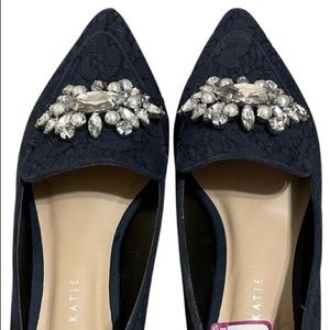 Blue flats with broch